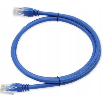 Síťový kabel PC-601 C6 UTP/1M - modrá - propojovací (patch) kabel
