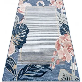 Koberec Koberec strukturální BOTANIC 65240 Flaming, listy - granát