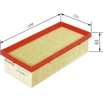 Vzduchový filtr Vzduchový filtr BOSCH F 026 400 376