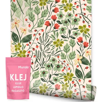 Fototapeta Tapeta Muralo Květiny a lesní plody 0,53x10 m