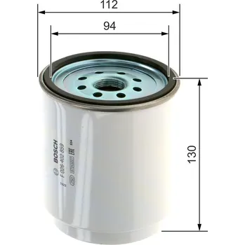 Palivový filtr Palivový filtr BOSCH F 026 402 859