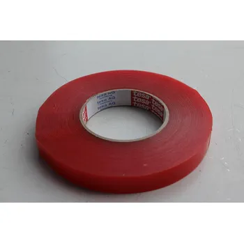 Lepicí páska Oboustranná lepicí páska červená Tesa 4965 19 mm x 50 m