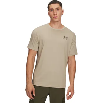 Pánské triko Under Armour Sportstyle Left Chest SS Under Armour kaki | zelená 3393325