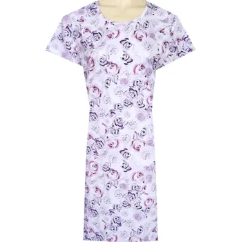 Dámská noční košile Dámská Noční Košile FOLTÝN DKHL 323 Velikost: 2XL, Materiál: Krátký rukáv