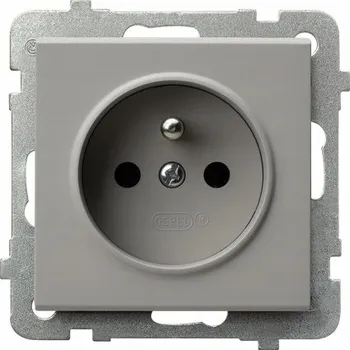 Elektrická zásuvka Jednoduchá zásuvka s uzemněním 250V 16A Ospel Sonata Kašmír GP-1RZ/m/82