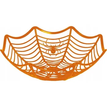 Miska pavučina s pavouky Fiestas Guirca oranžová 1 kus