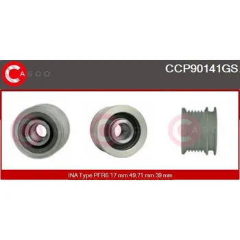 Řemenice, generátor CASCO CCP90141GS