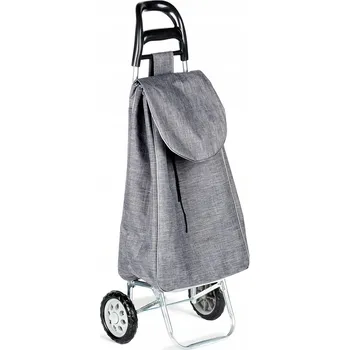 Nákupní vozík Artemis šedý polyester