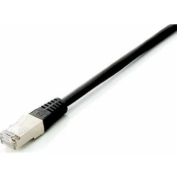 Síťový kabel Equip Patchcord, S/FTP, Cat6, PIMF, HF, 1m, černý (605590)