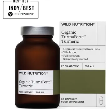 Přírodní produkt Wild Nutrition (Velká Británie) Wild Nutrition Kurkuma Organic (60 kapslí)