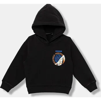 Chlapecká mikina Dětská mikina Napapijri B-ADIGE NP0A88ZXF0N1.98.128 černá 99X, vel. 110-116