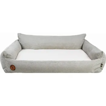 Pelíšek pro psa LAUREN design Pelech Rocky Orthopedic, krémový Bouclé Velikost: M - 83x73 cm (55x45 cm)