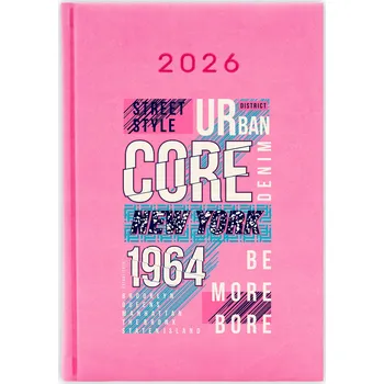 Kalendář Knižkový kalendář pro učitele 2026 A5, růžový