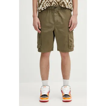 Pánské kraťasy Bavlněné šortky Barbour Barbour Westmorland Ripstop Short pánské, zelená barva, MST0063 91X, vel. M