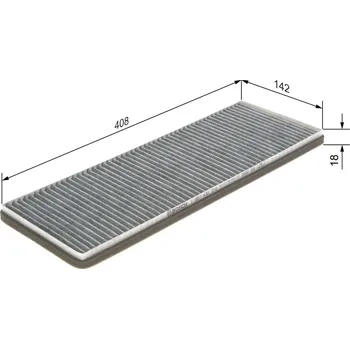 Ventilátor topení a klimatizace Filtr, vzduch v interiéru BOSCH 1 987 432 310
