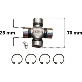 Hřídel nápravy Kloub, kloubový hřídel TRUCKTEC AUTOMOTIVE 02.34.011