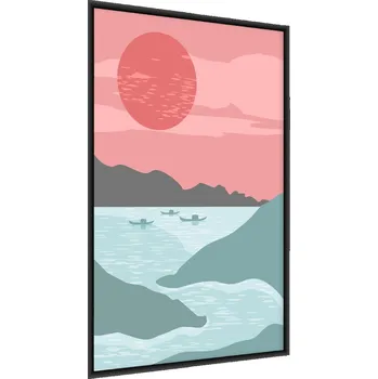 Obraz Plakát v Rámu Minimalistická KRAJINA 50x70