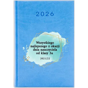 Kalendář Knižkový kalendář 2026 A5 FunnyCase modrý