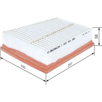 Vzduchový filtr Vzduchový filtr BOSCH F 026 400 386