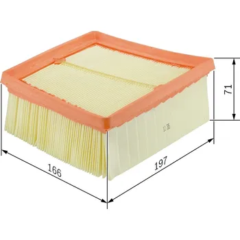 Vzduchový filtr Vzduchový filtr BOSCH F 026 400 135