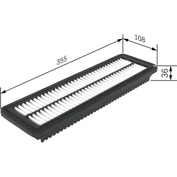 Vzduchový filtr Vzduchový filtr BOSCH F 026 400 455