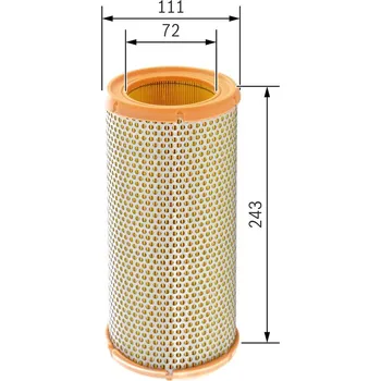 Vzduchový filtr Vzduchový filtr BOSCH 1 457 433 229