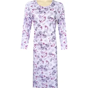 Dámské noční prádlo Dámská Noční Košile FOLTÝN DKHL 324 Velikost: 3XL, Materiál: Dlouhý rukáv