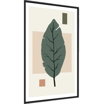 Obraz Plakát na zeď Příroda Zelený Lístek Les 50x70