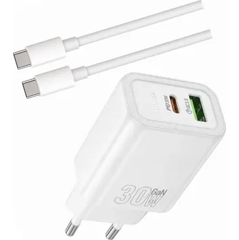 Rychlá USB-C GaN nabíječka 30W s dlouhým 2m kabelem pro Nothing Phone 2a