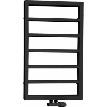 Radiátor Koupelnový radiátor vodní Luxrad 207 W 400 x 750 mm černý