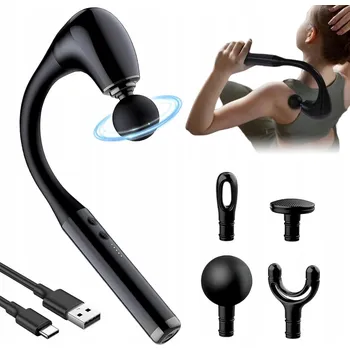 IP kamera ELEKTRICKÁ MASÁŽNÍ PISTOLE 5 RYCHLOSTÍ 4 NÁSTAVCE TICHÁ PRO MASÁŽ SVALŮ