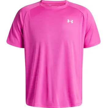 Pánské tričko Under Armour Tech Textured SS Under Armour růžová 3393261