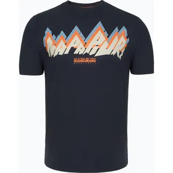 Pánské tričko Tričko Napapijri S-Fiemme blu marine