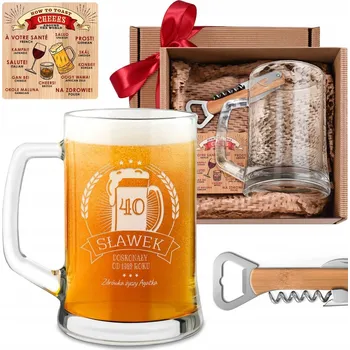 Sklenice Pivní krýgle Murrano 500 ml 1 ks