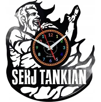 Hodiny SERJ TAN KIAN NÁSTĚNNÉ HODINY DEKORATIVNÍ MODERNÍ VINYLOVÁ DESKA VINYL