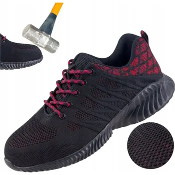 Pracovní obuv SPECTO pracovní boty POLOBOTKY SPORTOVNÍ tenisky s OCELOVOU ŠPIČKOU Lehké Prodyšné 38