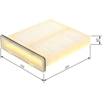 Ventilátor topení a klimatizace Filtr, vzduch v interiéru BOSCH 1 987 435 037