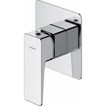 Vodovodní baterie Podomítková sprchová baterie Omnires Parma, stříbrná