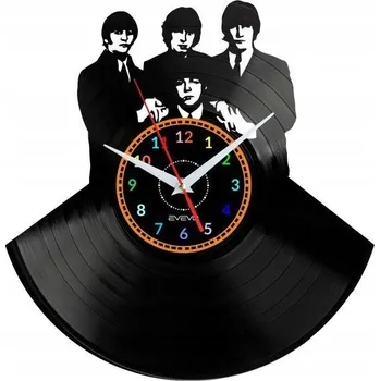 Hodiny Liverpool Rocková Kapela HODINY NÁSTĚNNÉ DEKORATIVNÍ MODERNÍ VINYLOVÁ DESKA