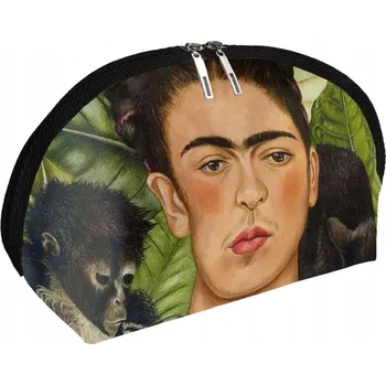 Dámské oblečení Kosmetická taštička Autoportrét s trnovým náhrdelníkem a kolibříkem Frida Kahlo