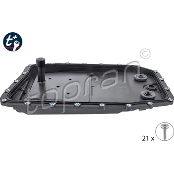 Olejová vana Olejová vana, automatická převodovka TOPRAN 500 991