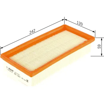 Vzduchový filtr Vzduchový filtr BOSCH F 026 400 510