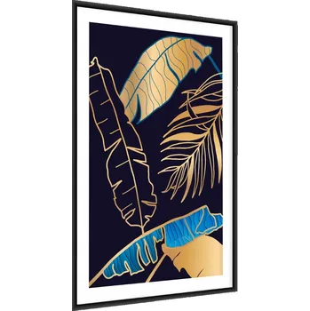 Obraz Plakát na zeď Tropické LISTY Příroda 3D 50x70