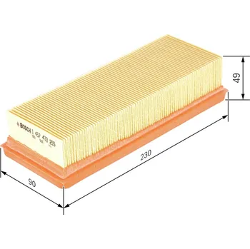 Vzduchový filtr Vzduchový filtr BOSCH 1 457 433 255