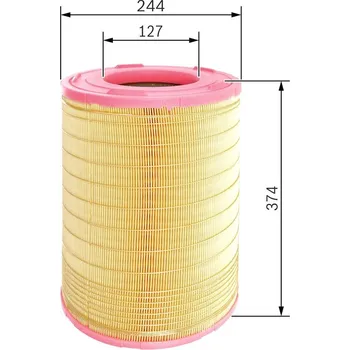 Vzduchový filtr Vzduchový filtr BOSCH F 026 400 536