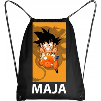 Školní batoh Školní Vak na Boty Batoh na Tělocvik do Školky DRAGON BALL + JMÉNO 4
