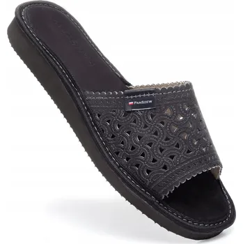 Dámské pantofle Dámské kožené Pantofle Highlander Pantofle z nubuku 36-41 PanSzew