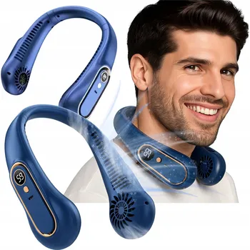 Domácí ventilátor Mini ventilátor Yifeng WENTYLATOR NA SZYJĘ KARK Blue Bezłopatkowy modrý