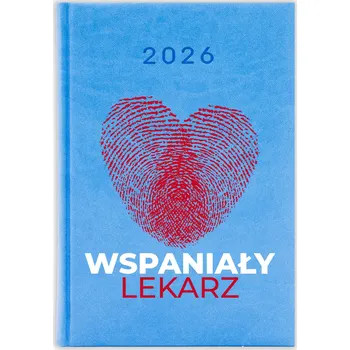 Kalendář Knižkový kalendář 2026 A5 FunnyCase modrý