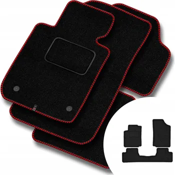 autokoberec Velurové autokoberce Motos 3 ks